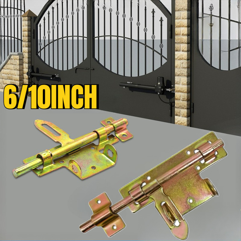 Grendel Pintu Gembok Grendel Besar Slot Grendel Pagar Besi Grendel Gembok Pintu 6/10inch