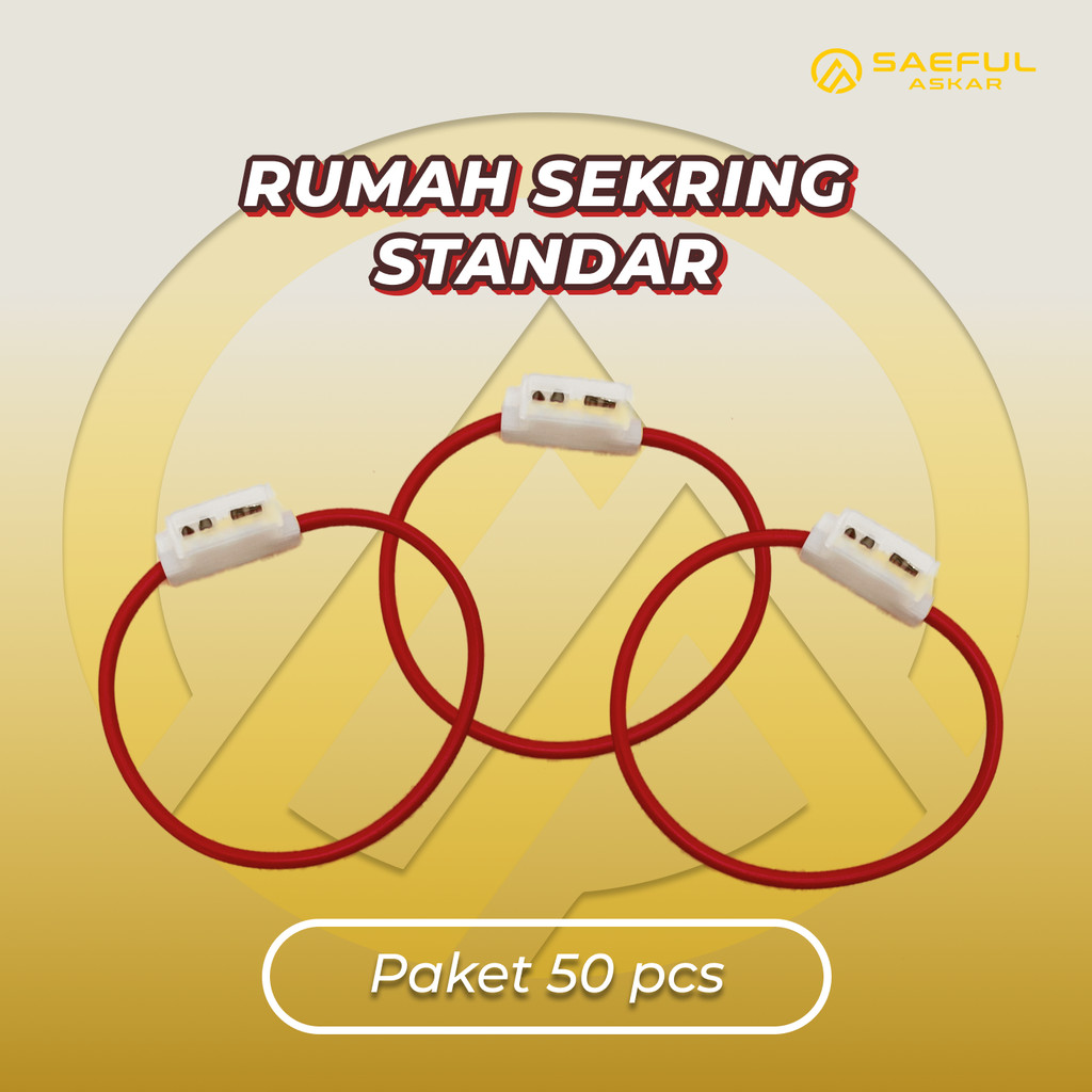 Rumah Sekring Fuse Box Sepeda Listrik Standar isi 50pcs