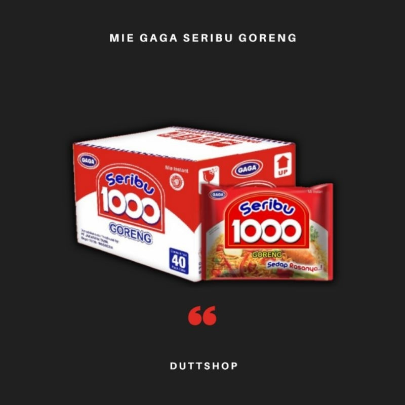 

Mie GAGA 1000 Seribu Goreng Spesial Harga Termurah Ekonomis Grosir