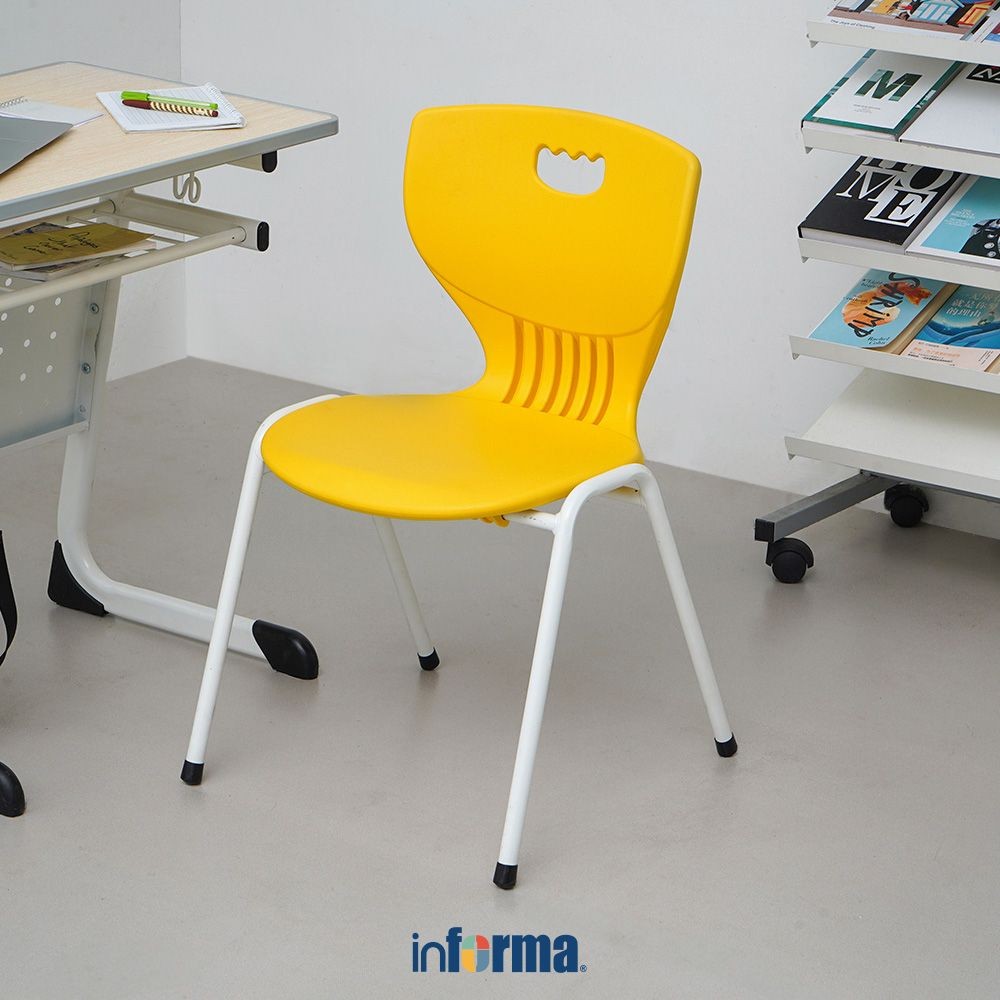 Informa Polaris Kursi Sekolah - Kuning School Chair Furniture Sekolah Kursi Kuliah School Furniture