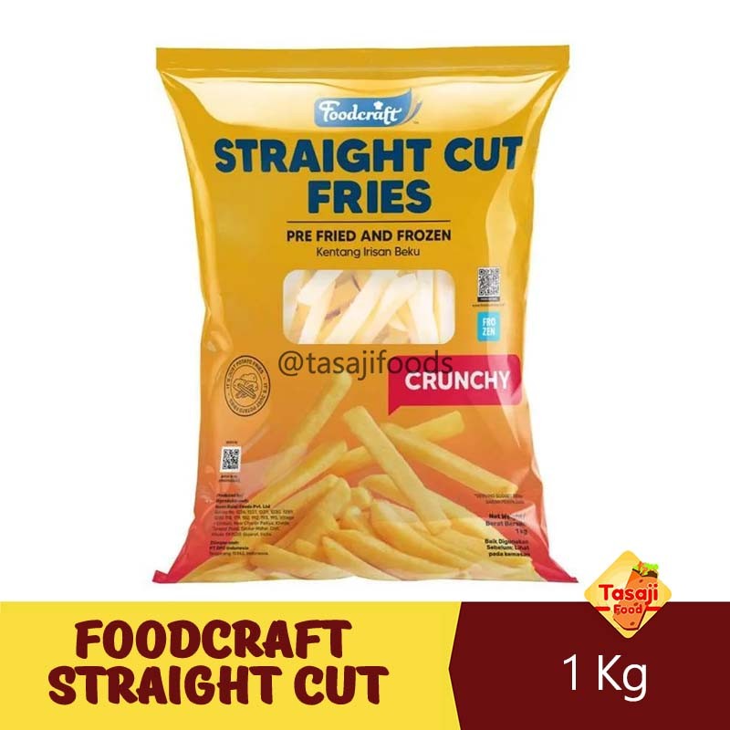 

Foodcraft Kentang Straight Cut 1 Kg French Fries Tazaj