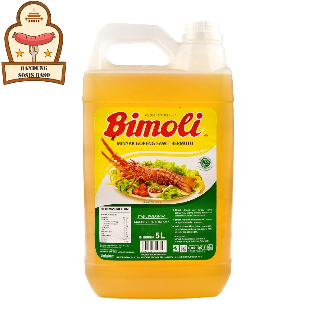 

Minyak Goreng Bimoli 5 Liter Jerigen - Kualitas Emas untuk Hasil Masakan Terbaik