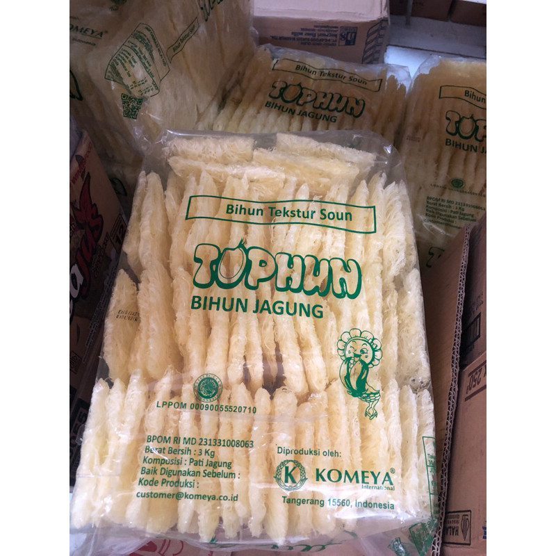 

bihun jagung top hun 3kg Qiqimarco