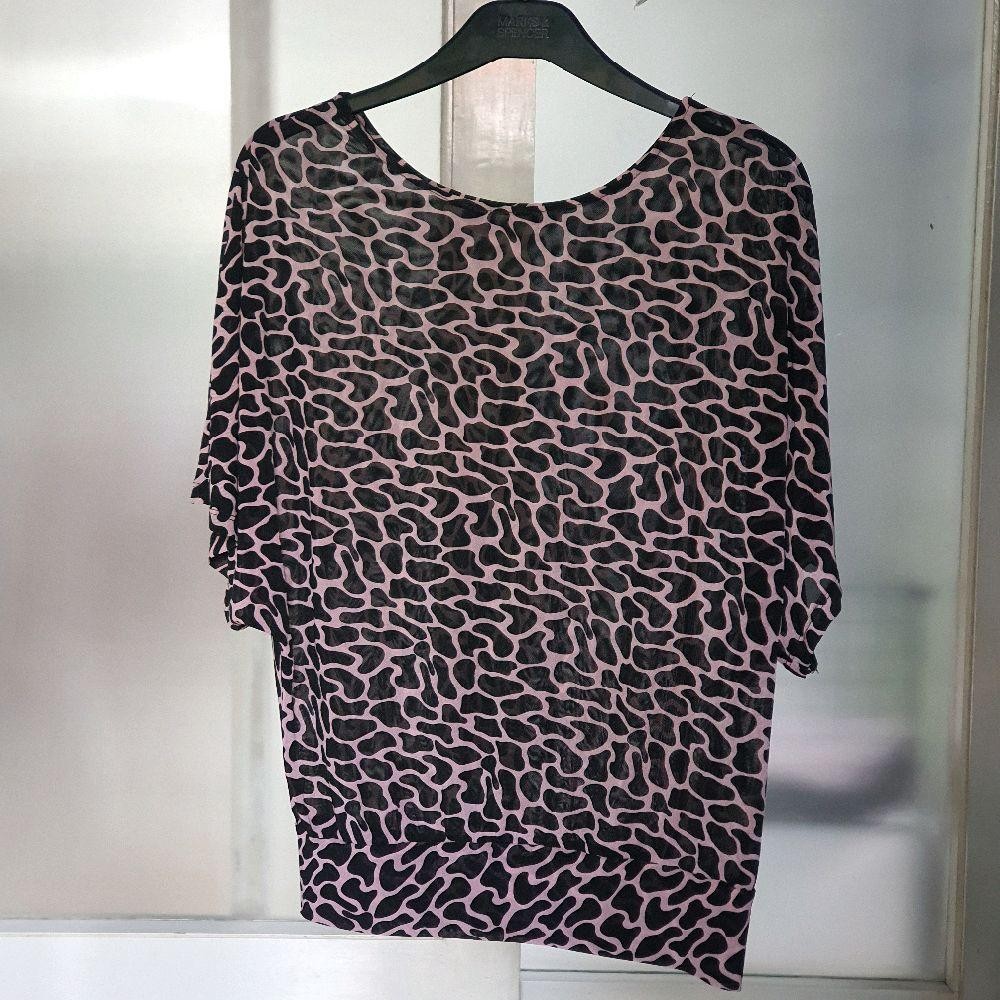 C baju wanita blouse blus warna hitam pink preloved second