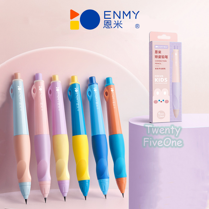 

Enmy Mechanical Pencil 2.0 Mm Pensil Mekanik 2b Ujung Besar High Quality Stationery