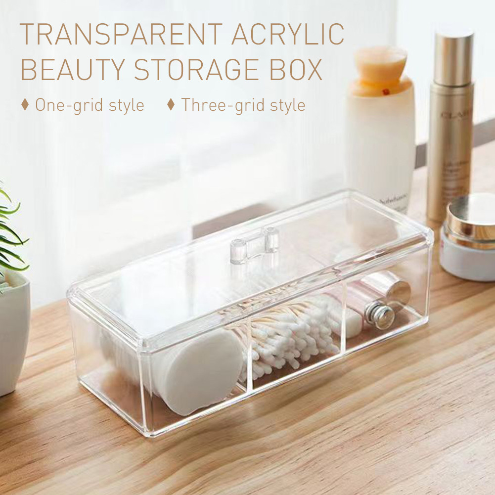 Penyelenggara Kecantikan Rak Kosmetik Tempat Penyimpanan Lipstik Akrilik Kapas Transparan