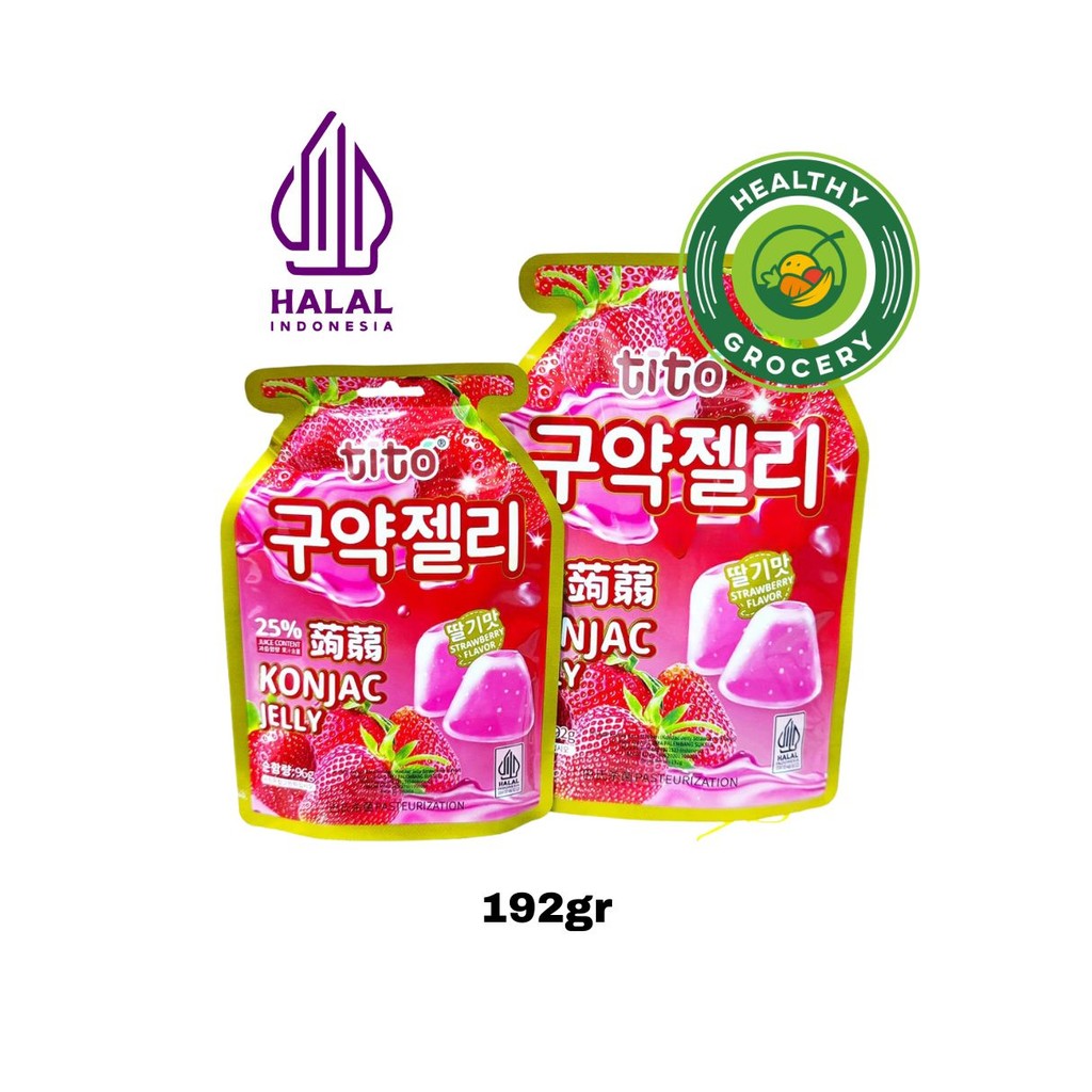 

Tito Konjac Jelly Strawberry Flavour 192gr / Konjac Jelly