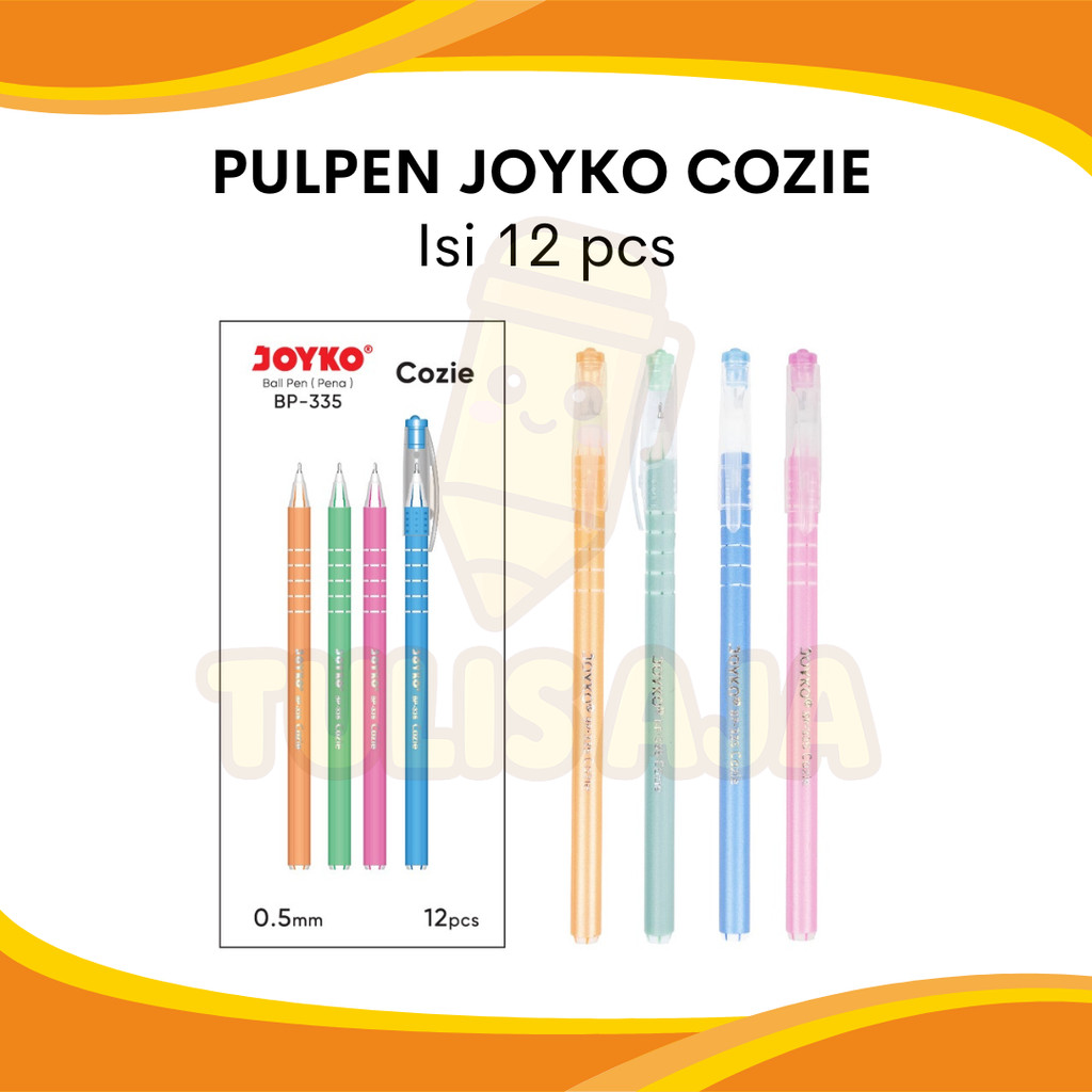 

PULPEN JOYKO BP-335 COZIE PER BOX ISI 12 PCS 0.5MM