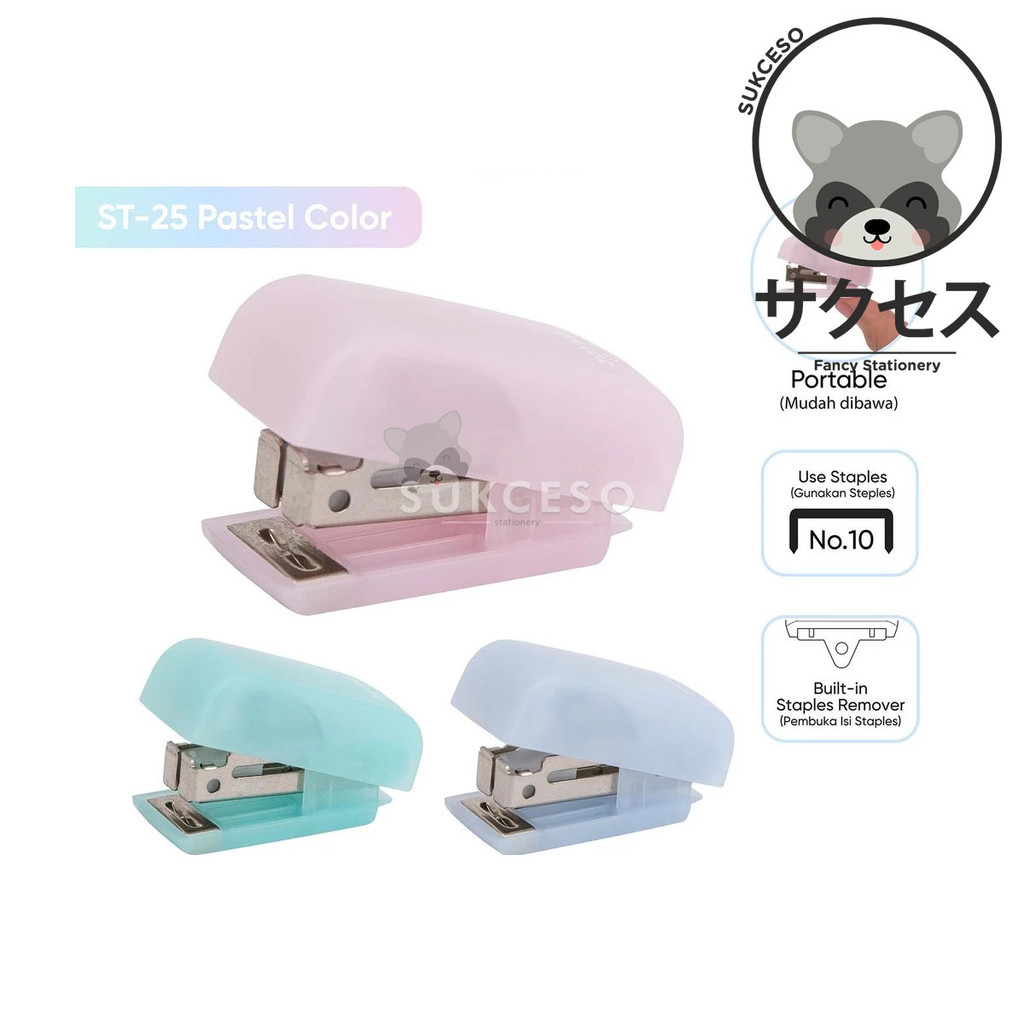 

Joyko Stapler Stepler Jepretan ST-25 Pastel Color