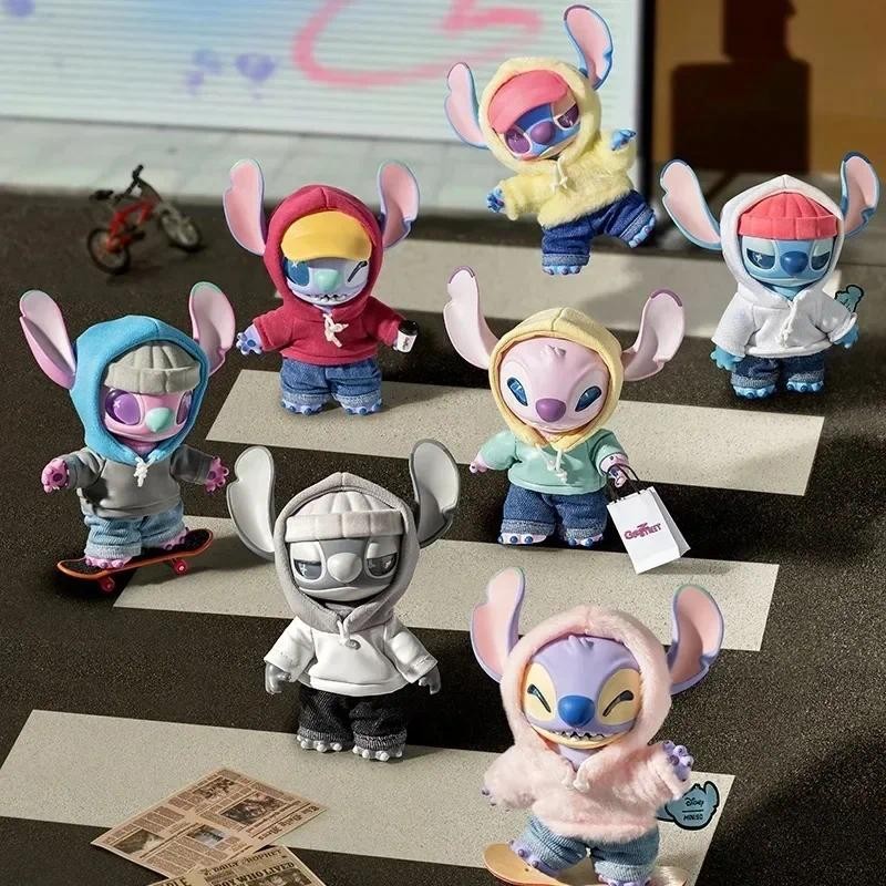 

New Hot Disney Stitch Gen Z Street Series Blind Box Figure Cute Doll Mystery Box Plush Surprise Bag Pendant Trendy Gift Toys