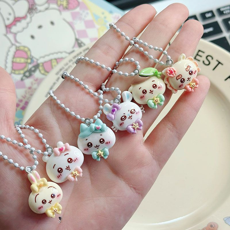 

New Kawaii Chiikawa Hachiware USAGI Pendant Anime Cartoon Cute Beauty Student Keychain Bag Gift Accessories for Best Friends