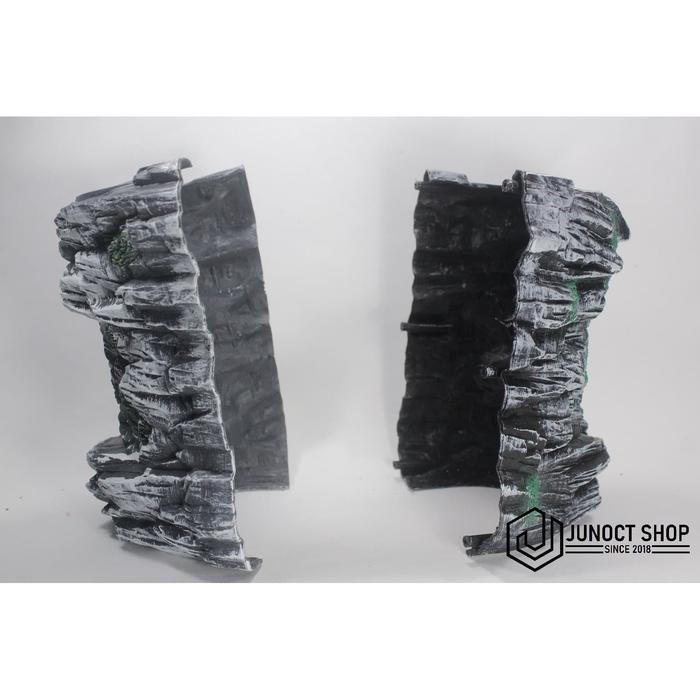 MAKET TEROWONGAN GUA JALAN MOBIL KERETA API - DIORAMA MINIATUR - MODEL 1