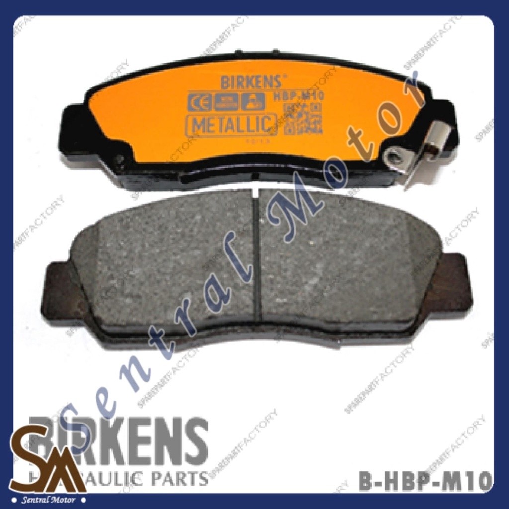 Brake Pad Kampas Rem Depan Honda Stream/Odyssey 2.4/Accord/BRV/Civic Birkens