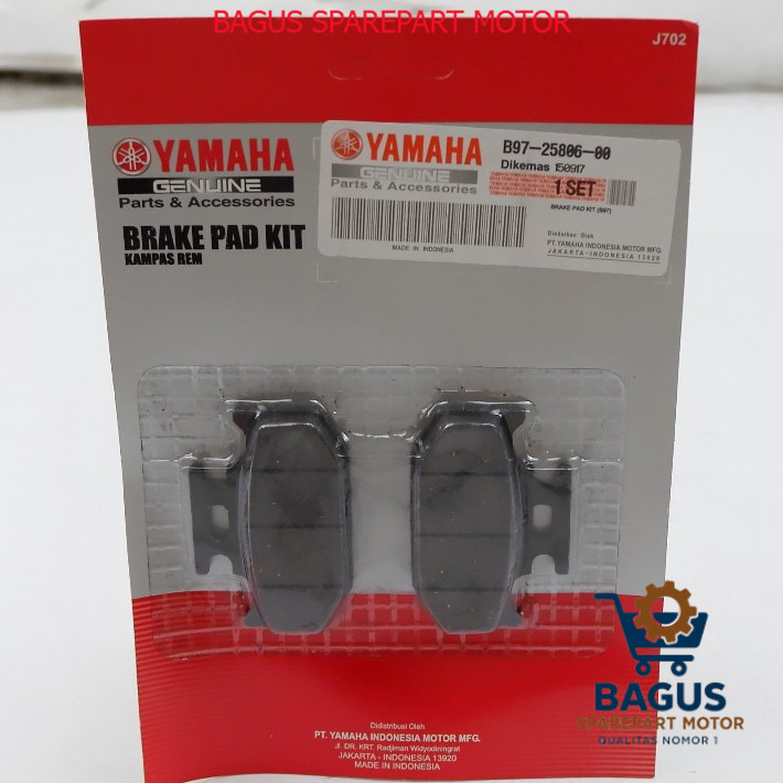 Kampas Rem Belakang Yamaha R15 & VIXION R B97 Part motor