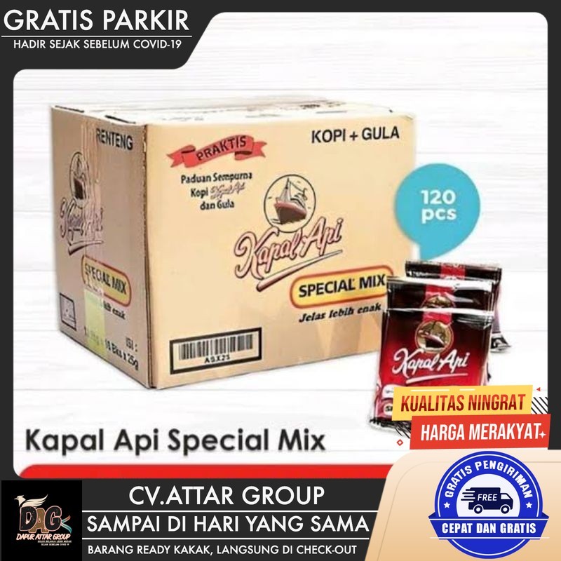 

Kopi Kapal Api Special Mix 1 Dus