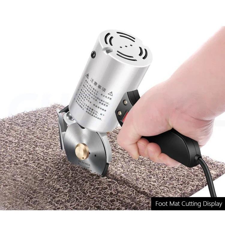 

220V/110V C-90 Stainless Steel Fashionable Appearance Fabric Roll Cutting Machine 1.8M/3M/5M wire 200W With Sharp steel blade