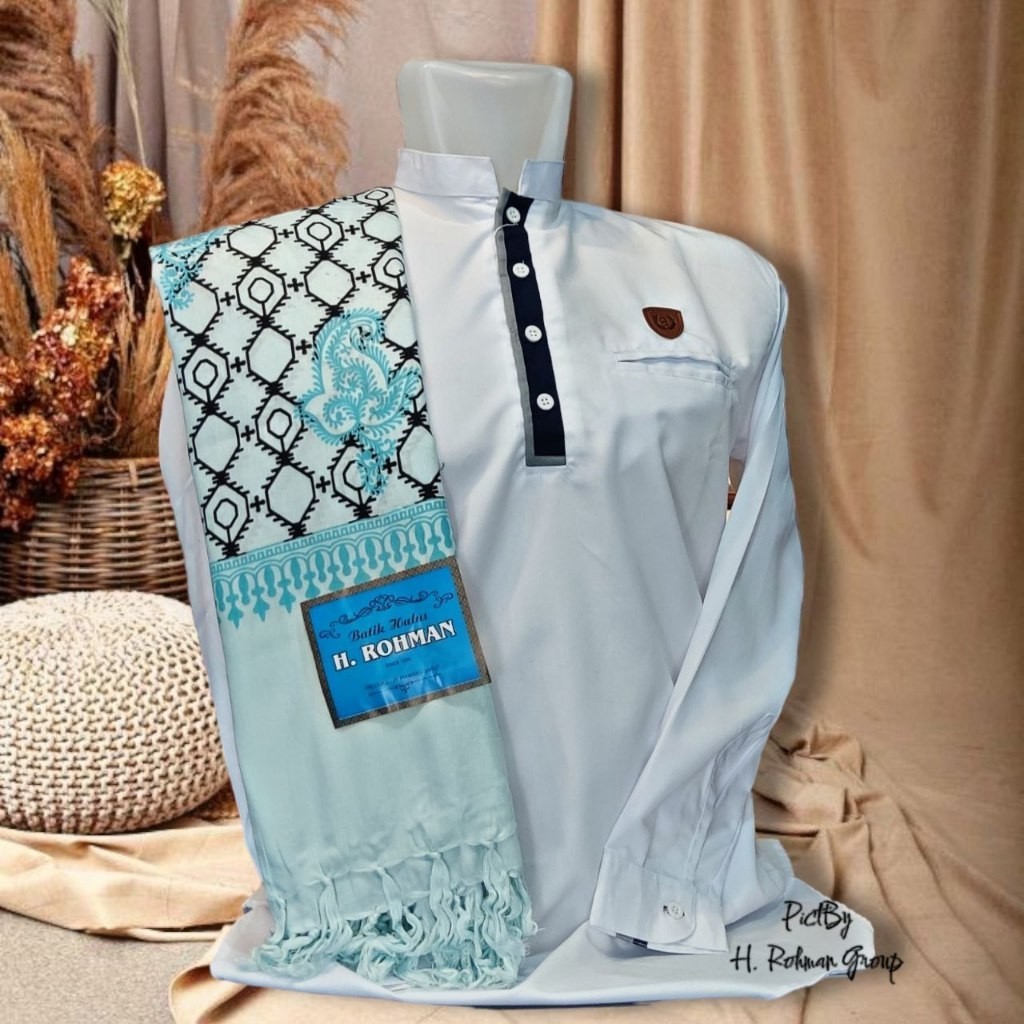 Sorban Batik Motif Kashmiri | Sorban Batik Terompah | Sorban India | Sorban Haji | Sorban Panjang