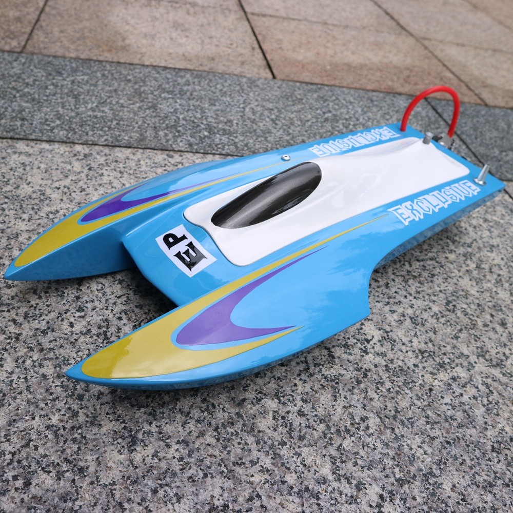 DT M380 Lightning Fiberglass Brushless RC Boat/ Catamaran with Motor 2435 KV2700/ 40A ESC/ 17g Servo