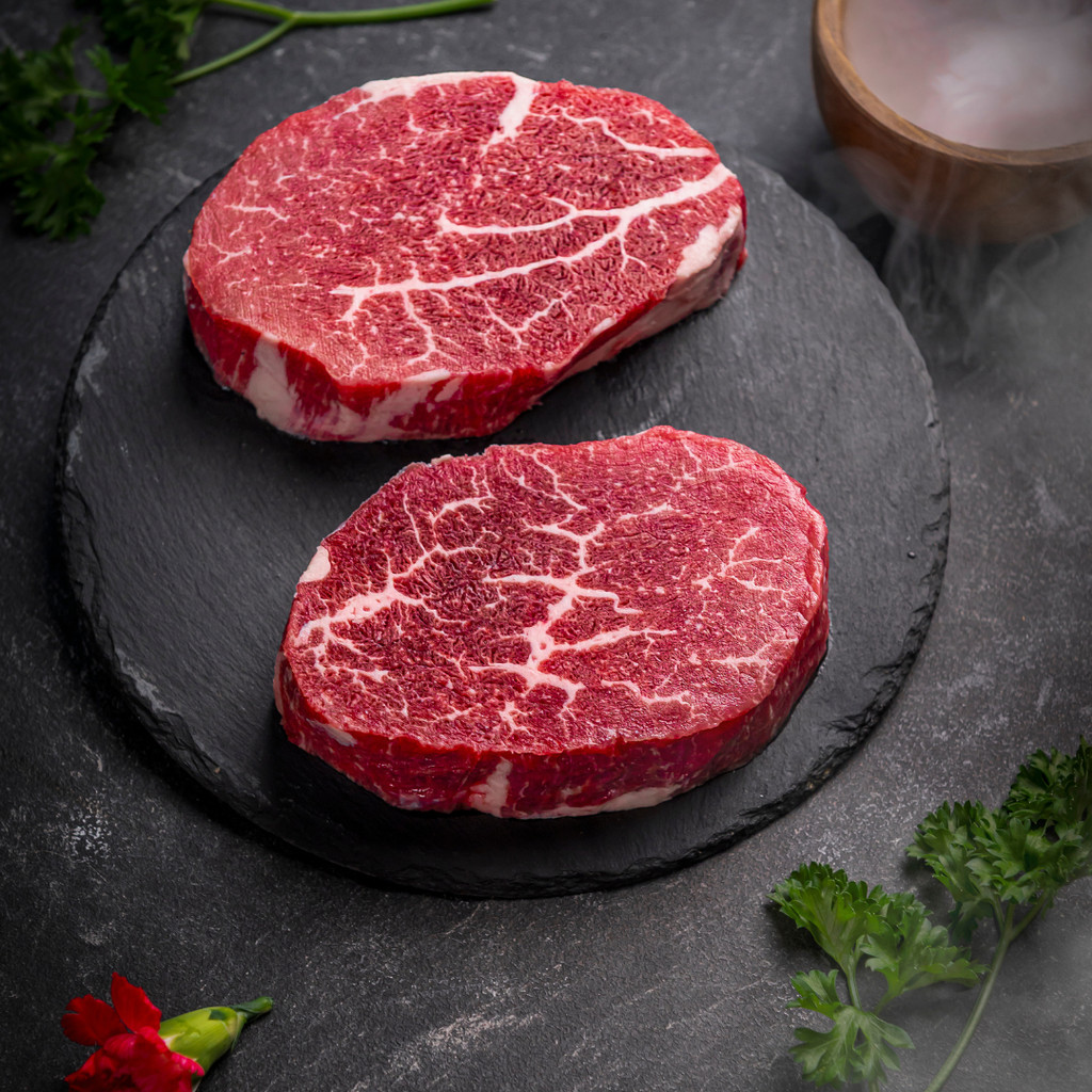 

Wagyu Beef Steak Eyeround Mb 7 - 8 Premium Beef 200gr - Pasar Grosir Daging
