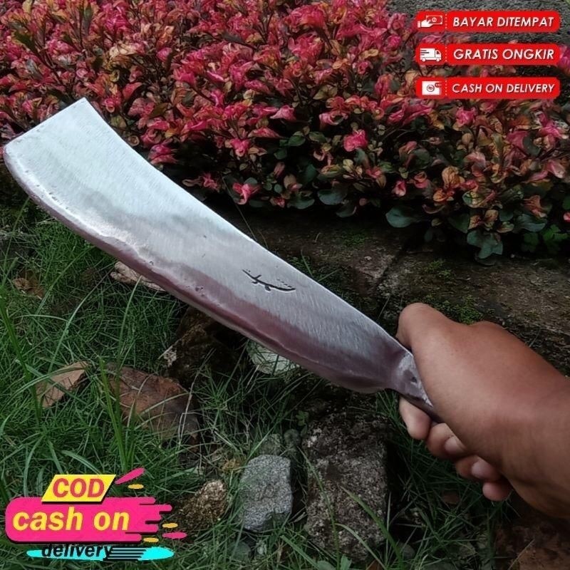 Pisau Daging Baja Asli/Pisau dapur panjang/Pisau Serbaguna/Pisau cacah Tulang new