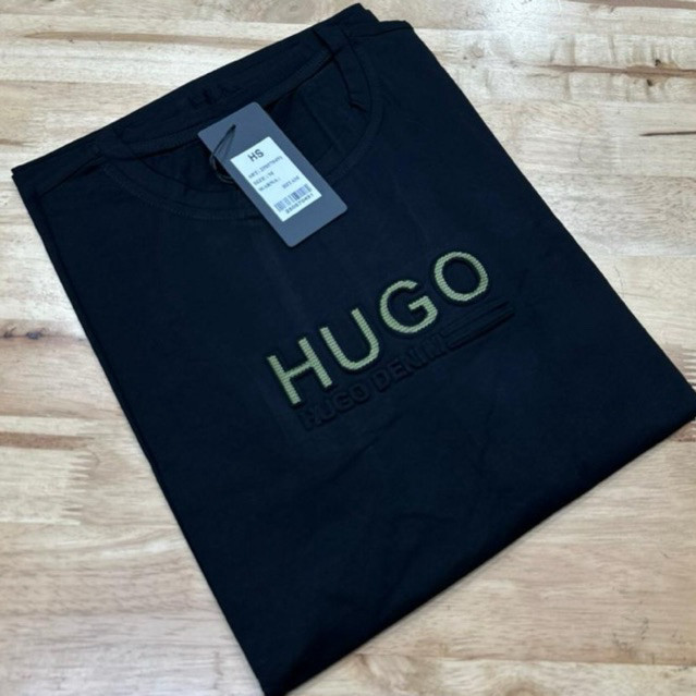 New Baju Kaos Oblong Pria HUGO Selection Original 100% /bahan Spandex nyaman