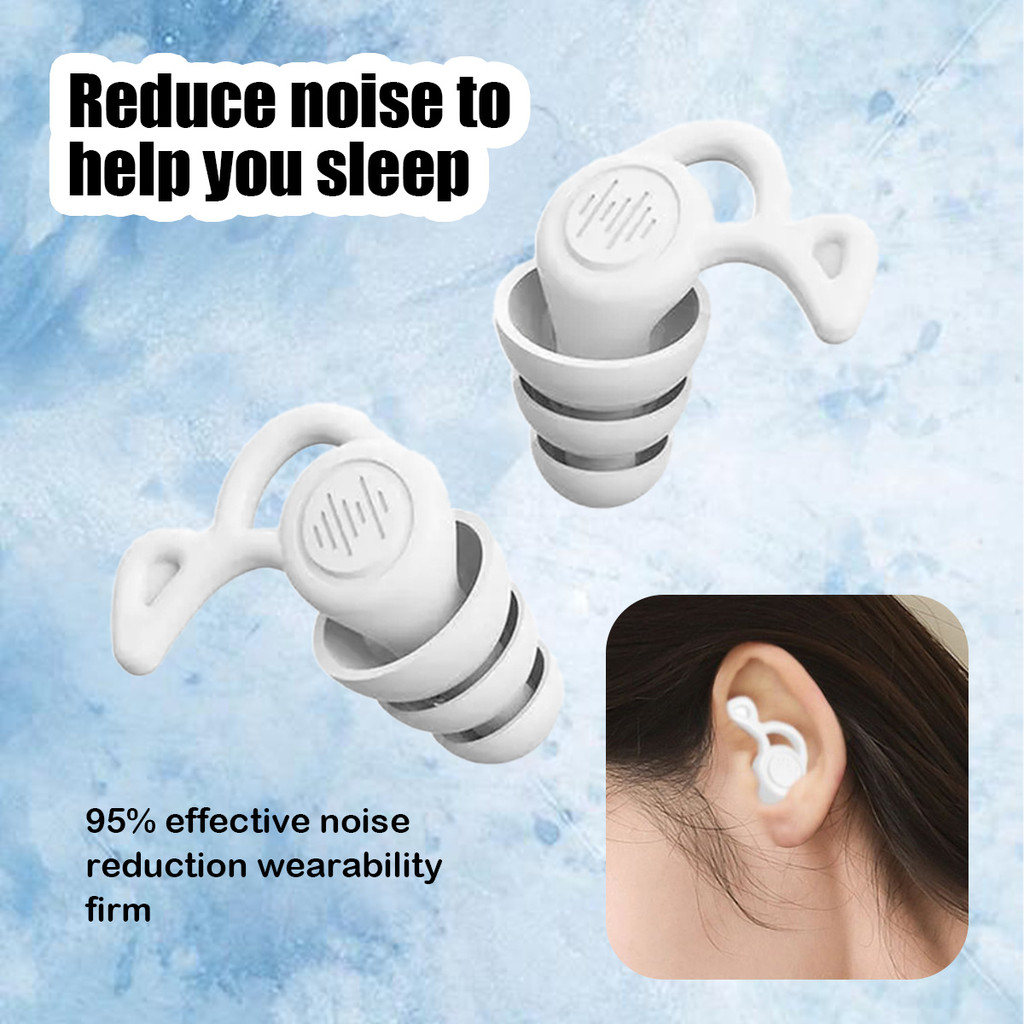 Penutup Kuping Telinga Tidur, Plug Telinga Anti Bising, Penyumbat telinga peredam kebisingan