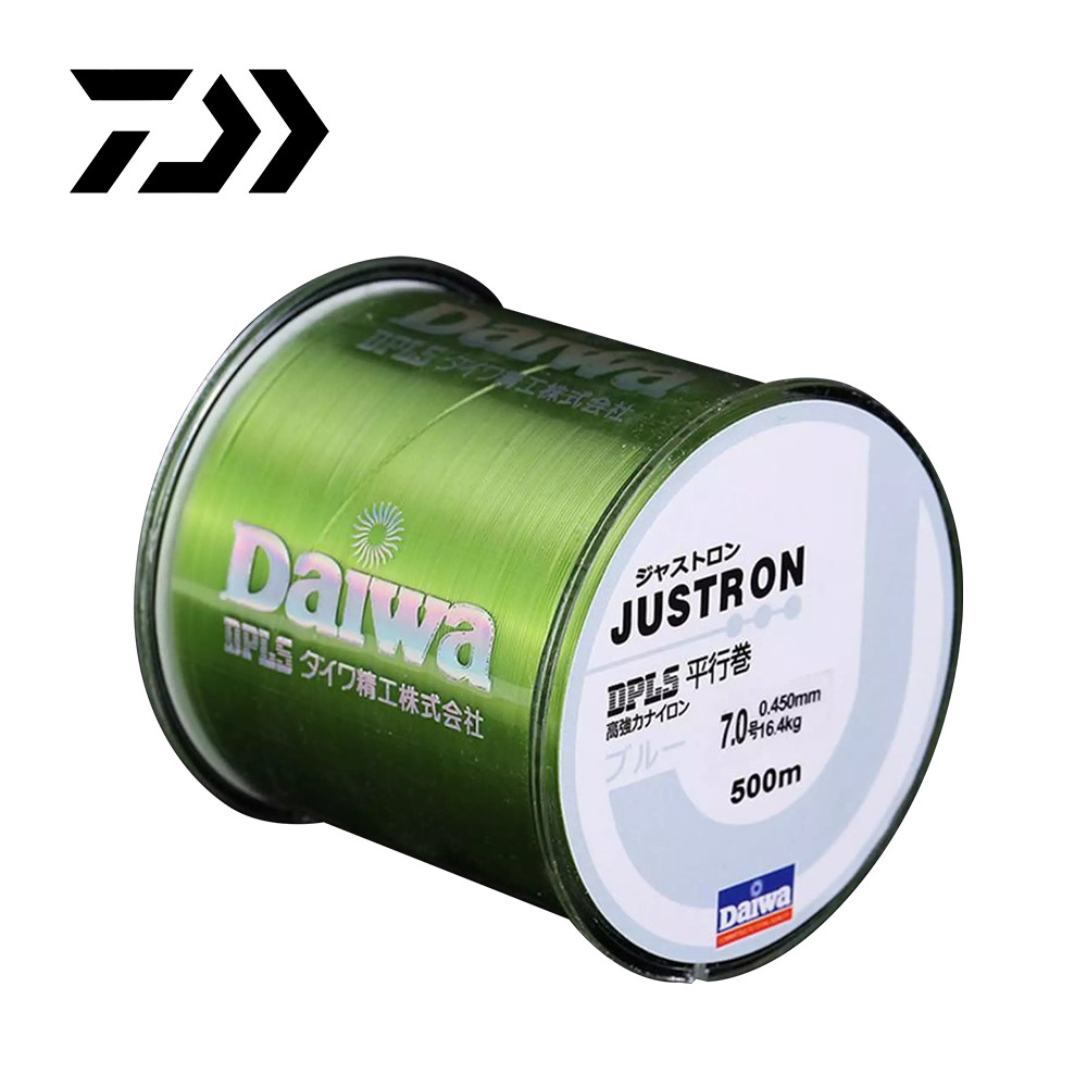 DAIWA Senar Pancing Nilon, Tali Pancing Super Kuat 500M, Senar Pancing Jepang Monofilamen 2-35LB