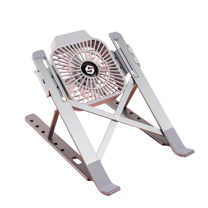 Buzper Stand Laptop Cooler Cooling Pad Aluminium Foldable 13-17 Inch