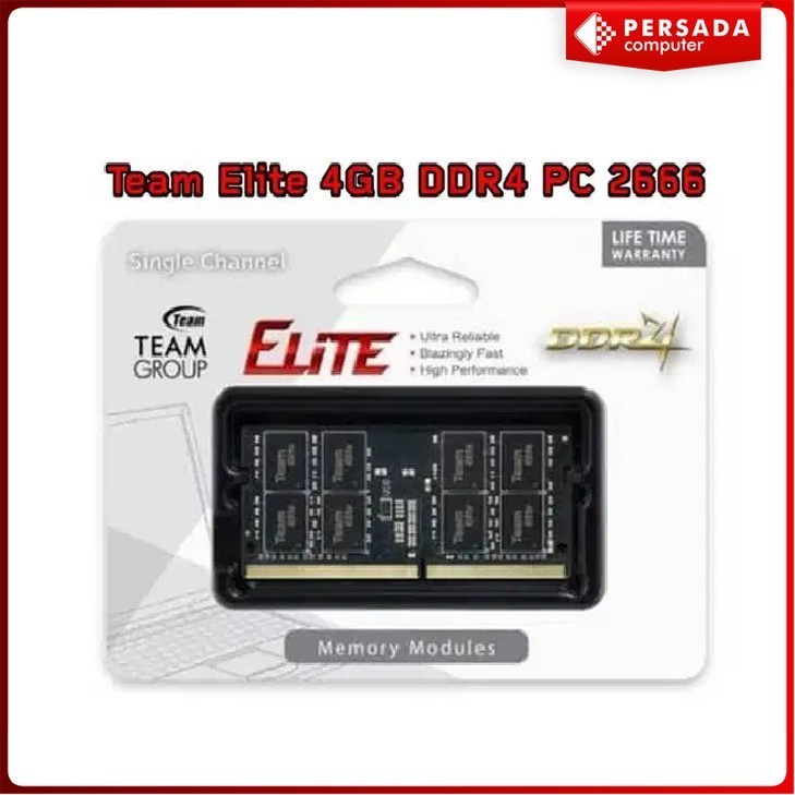 New Team Elite Sodim DDR4 2666 4GB - Ram Laptop DDR4 Sodim Team Elite 4GB 2666hz