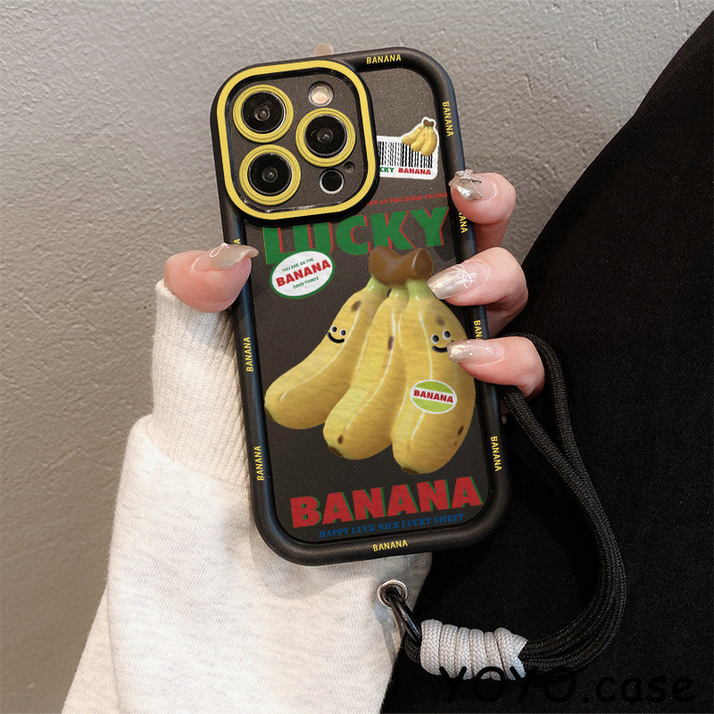 case TECNO Tali pisang Casing ponsel cocok untuk TECNO SPARK10-4G/SPARK10C Softcase Macaron CAMON20P