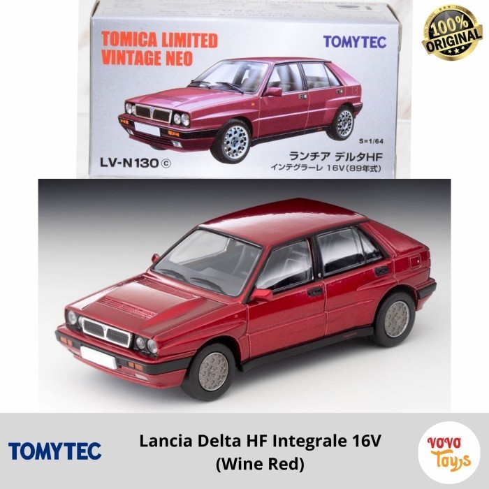 AR2158 Tomica Limited Vintage Neo TLV-N130c Lancia Delta HF Integrale 16V Red