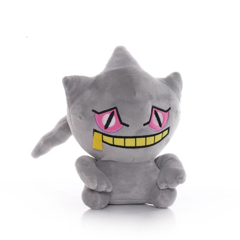 22cm TAKARA TOMY Banette Plush Toys Doll Pokemon Soft Stuffed Animals Plush Dolls Gifts for Kids Chi