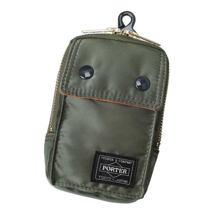 Mark PORTER YOSHIDA Tanker Pouch 622-79155 Iron Blue - Sage Green