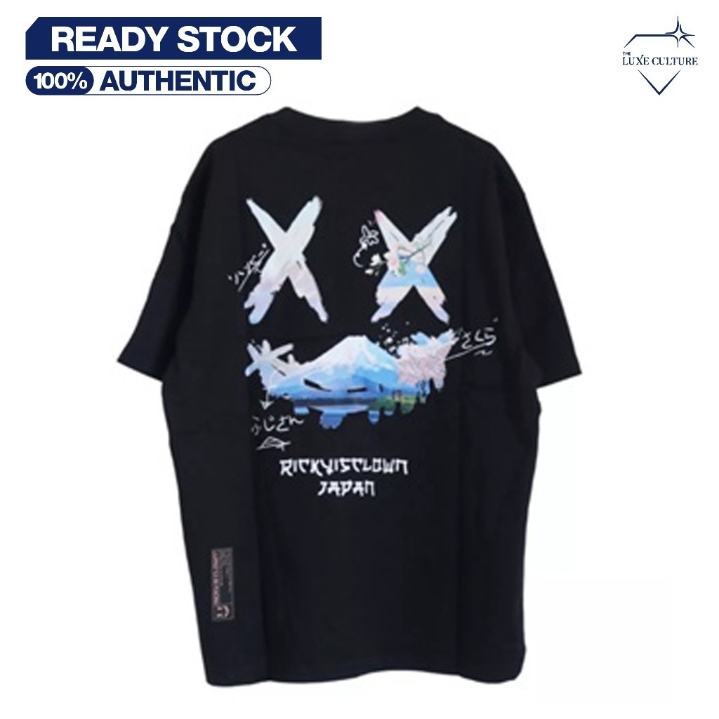 [COD] Ricky Is Clown Mount Fuji Sakura Black / Kaos Branded Original