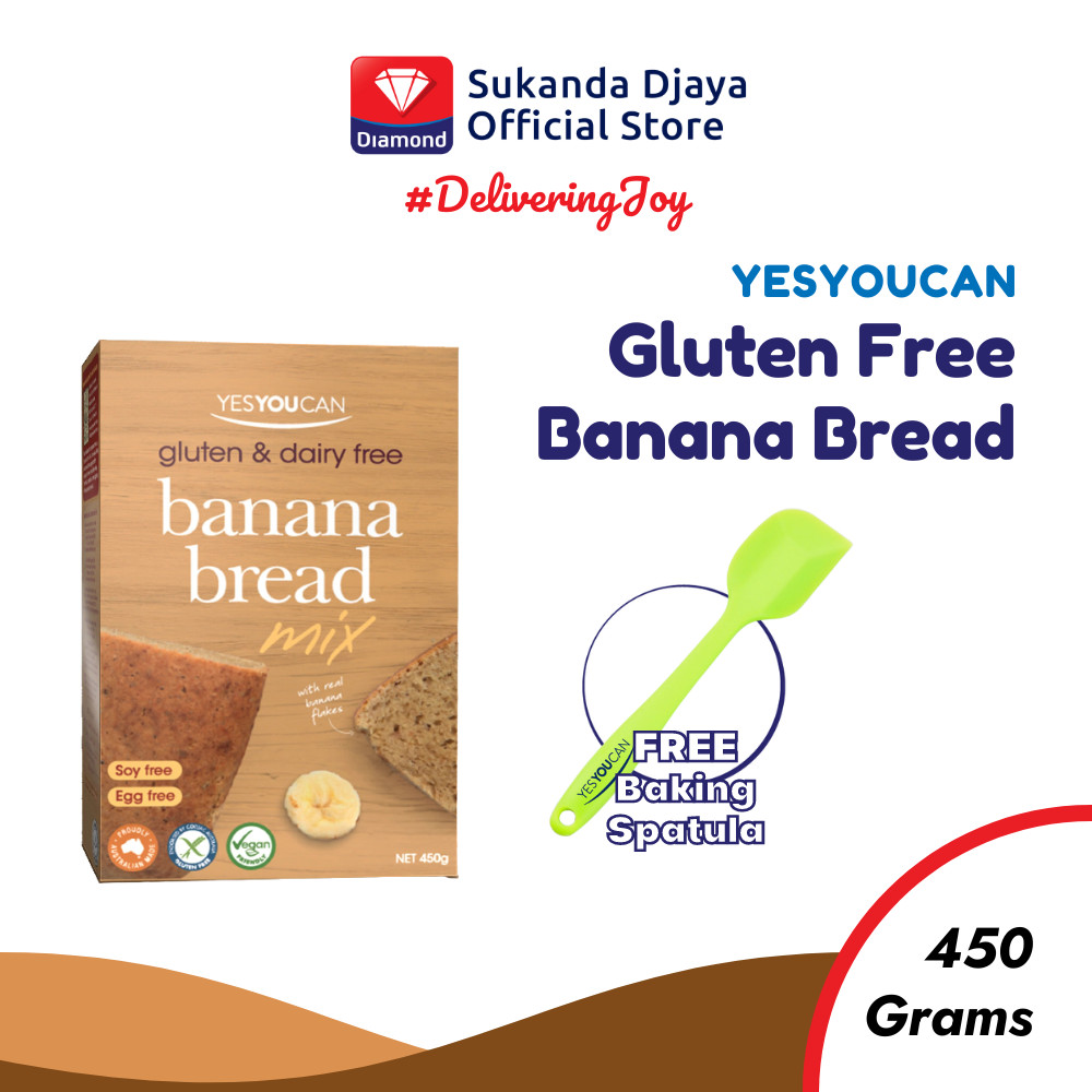 

YesYouCan Gluten Free Banana Bread [Free Baking Spatula]