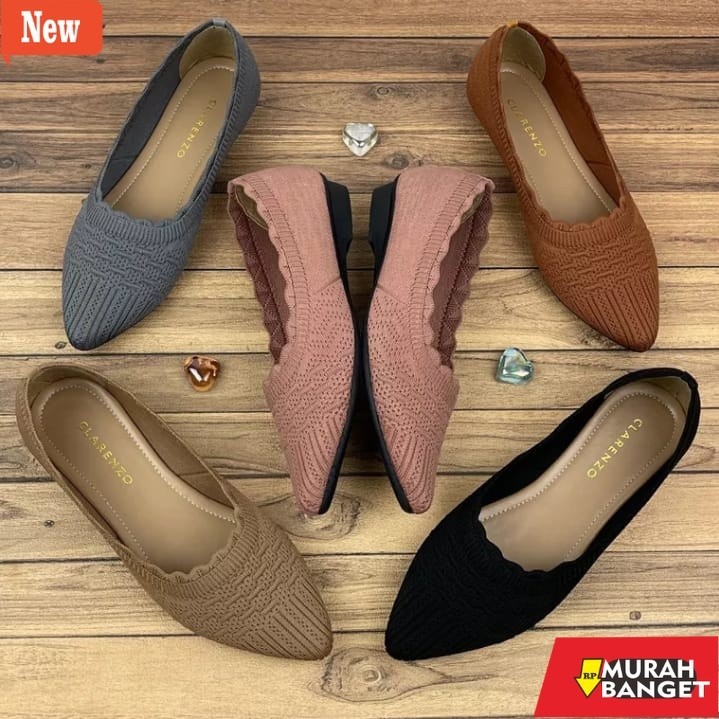sepatu kerja wanita yg kekinian lagi viral- sepatu wanita terbaru impor 2022 flat sus