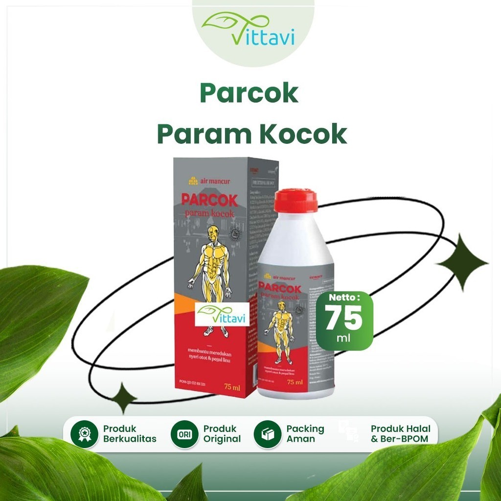 Koyo Cair obat pereda nyeri Parcok mengobati kaki terkilir keseleo. otot tegang, nyeri otot