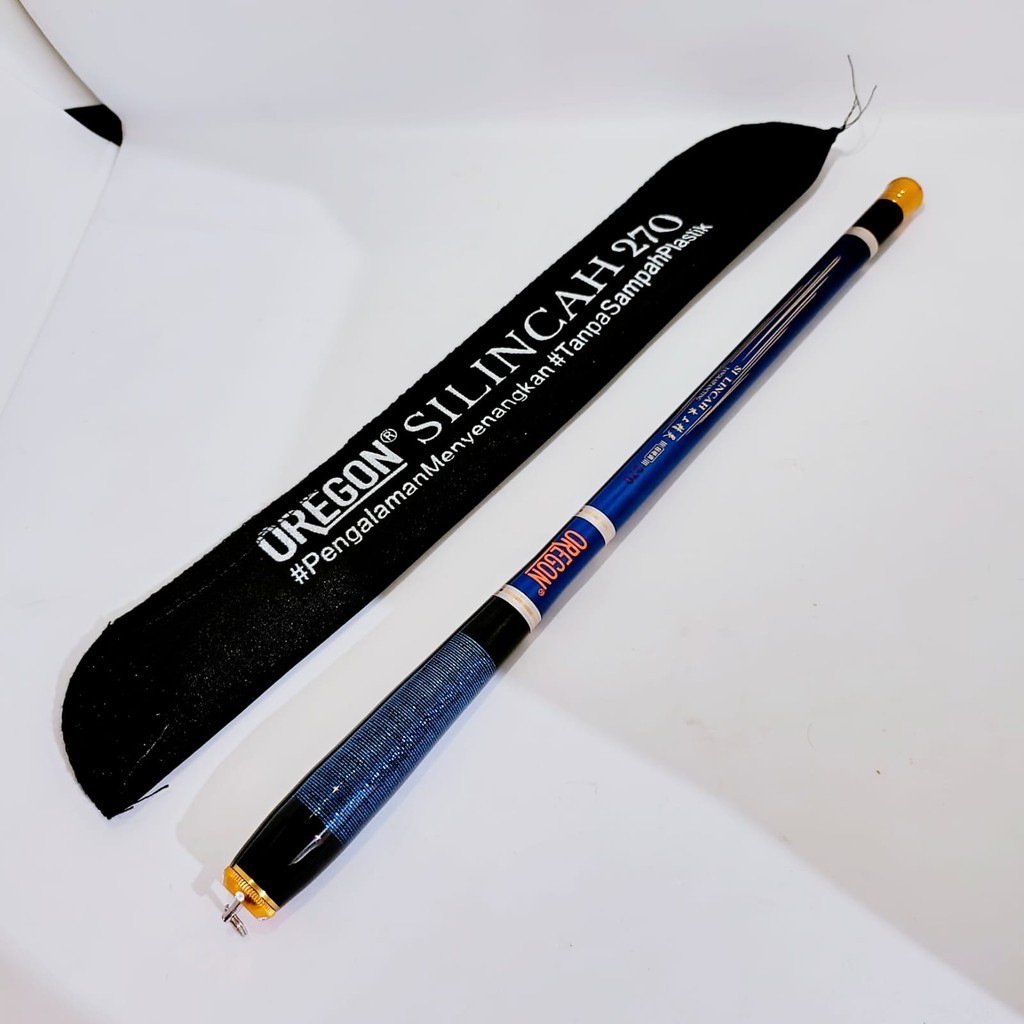 Joran Pancing Tegek Oregon Silincah 270 Bahan Carbon Kaku Ruas Pendek Panjang 2,7 Meter Tangkai Alat