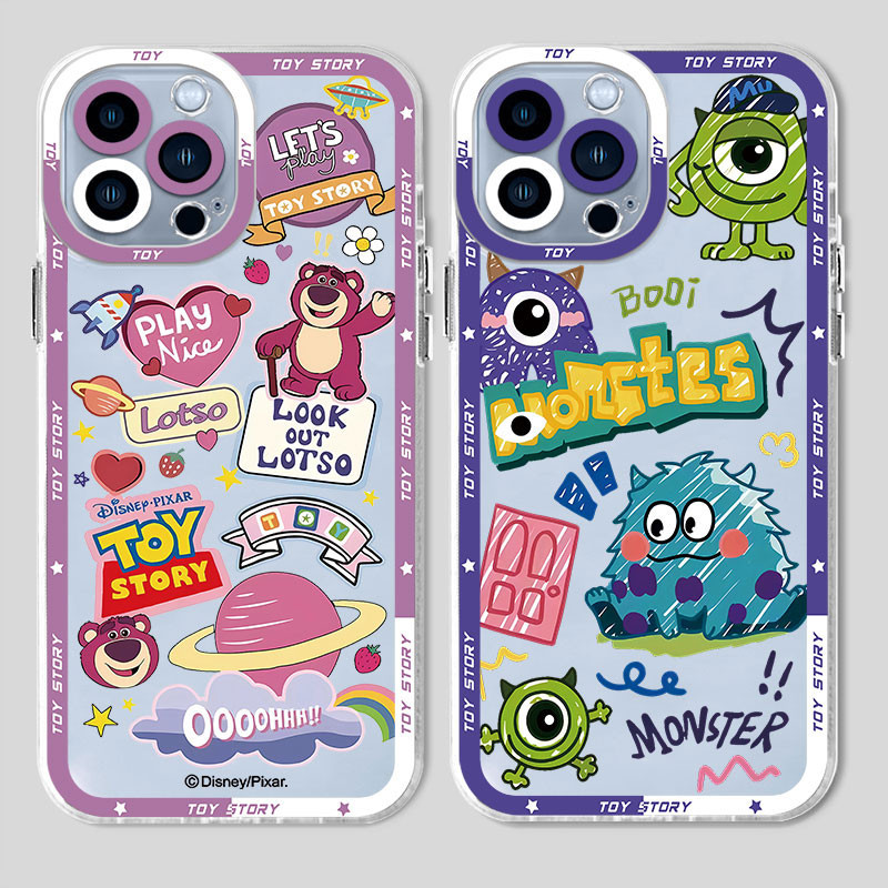 Disney Toy Story Cover Transparent Soft Phone Case for Samsung Galaxy A33 A21s A72 5G A73 A12 A23 A5