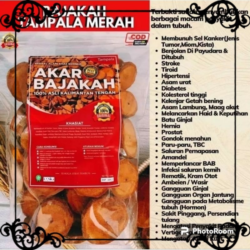 

AKAR BAJAKAH Tampala Merah untuk kanker dan tumor 1kg