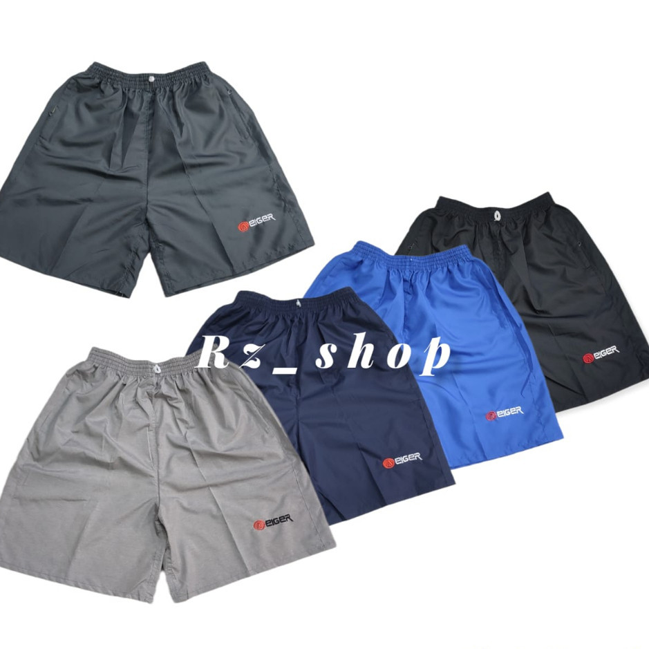 C0D (paket isi 5) celana pendek bahan parasut, celana kolor pendek parasut, celana pendek bahan para