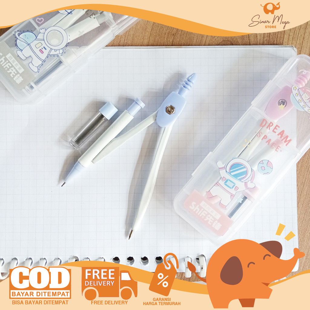 

Fancy Geometry Compasses Jangka Set Isi 3059 Dream Space Murah