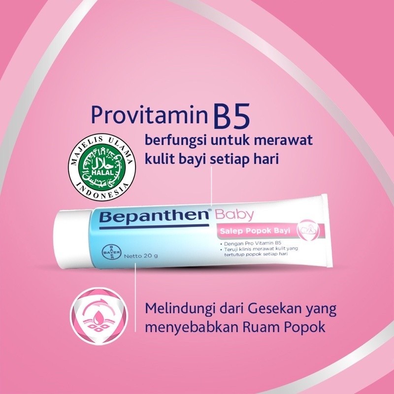 Bepanthen Salep Popok Bayi 20 gram / 10gr Exp 2024