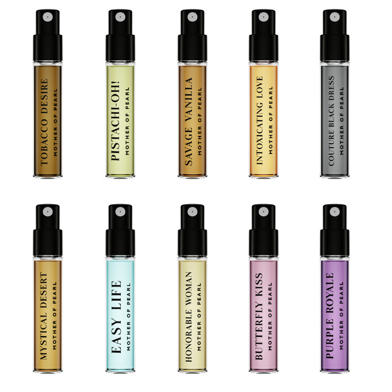 Mother of Pearl Discovery Set MOP Mother of Perfumery by Tasya Farasya Parfume Vial Decant Mini 2 ml