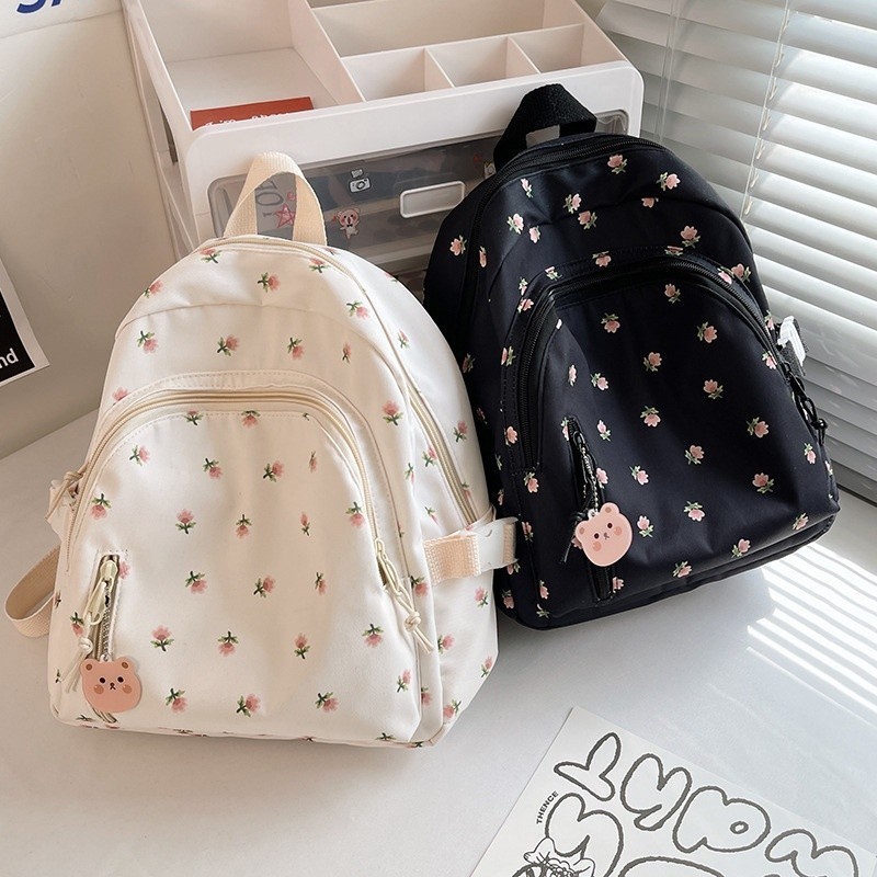 Ransel Mini Ins Gaya Jepang dan Korea Ransel Kecil Motif untuk Siswa Sekolah Dasar Sekolah Menengah 