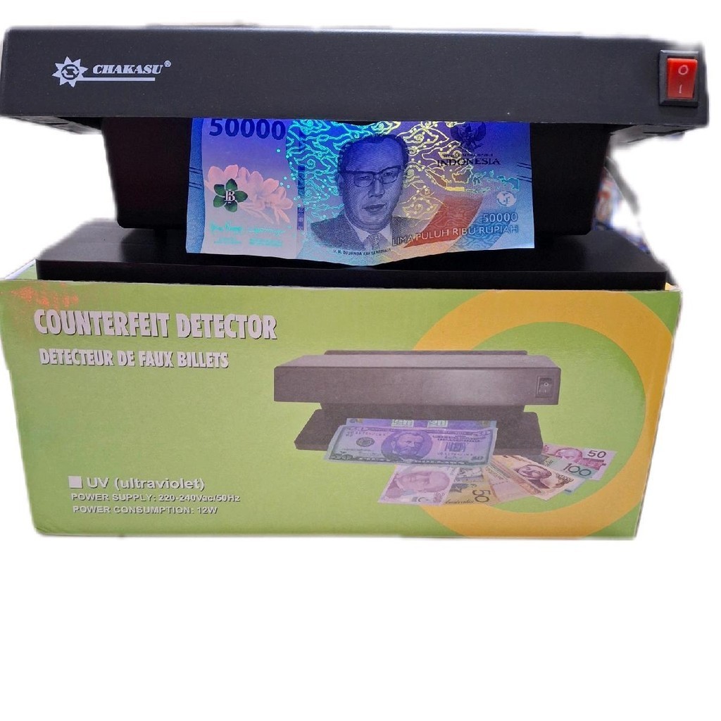 

Alat Pendeteksi Uang asli Money Detector Dengan Lampu Ultra violet