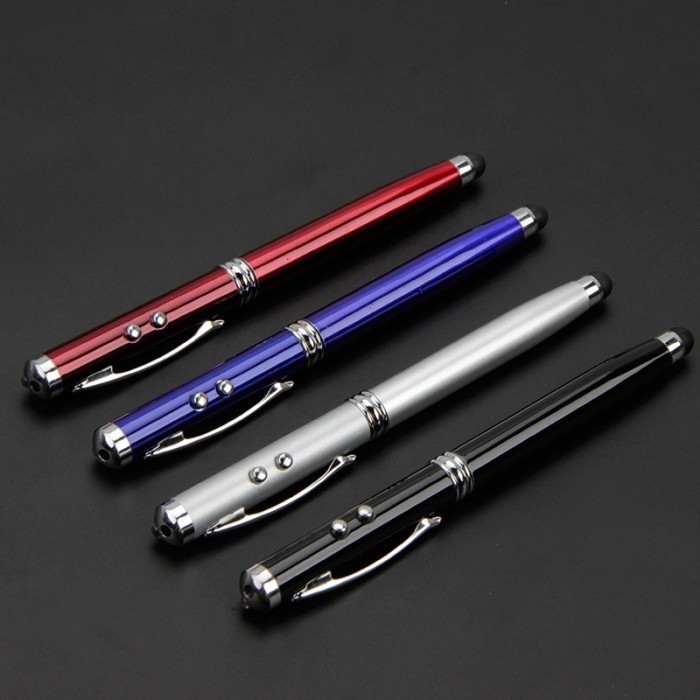 

Stylus Pen 5 In 1 Pulpen Touchscreen Dengan Red Laser Senter