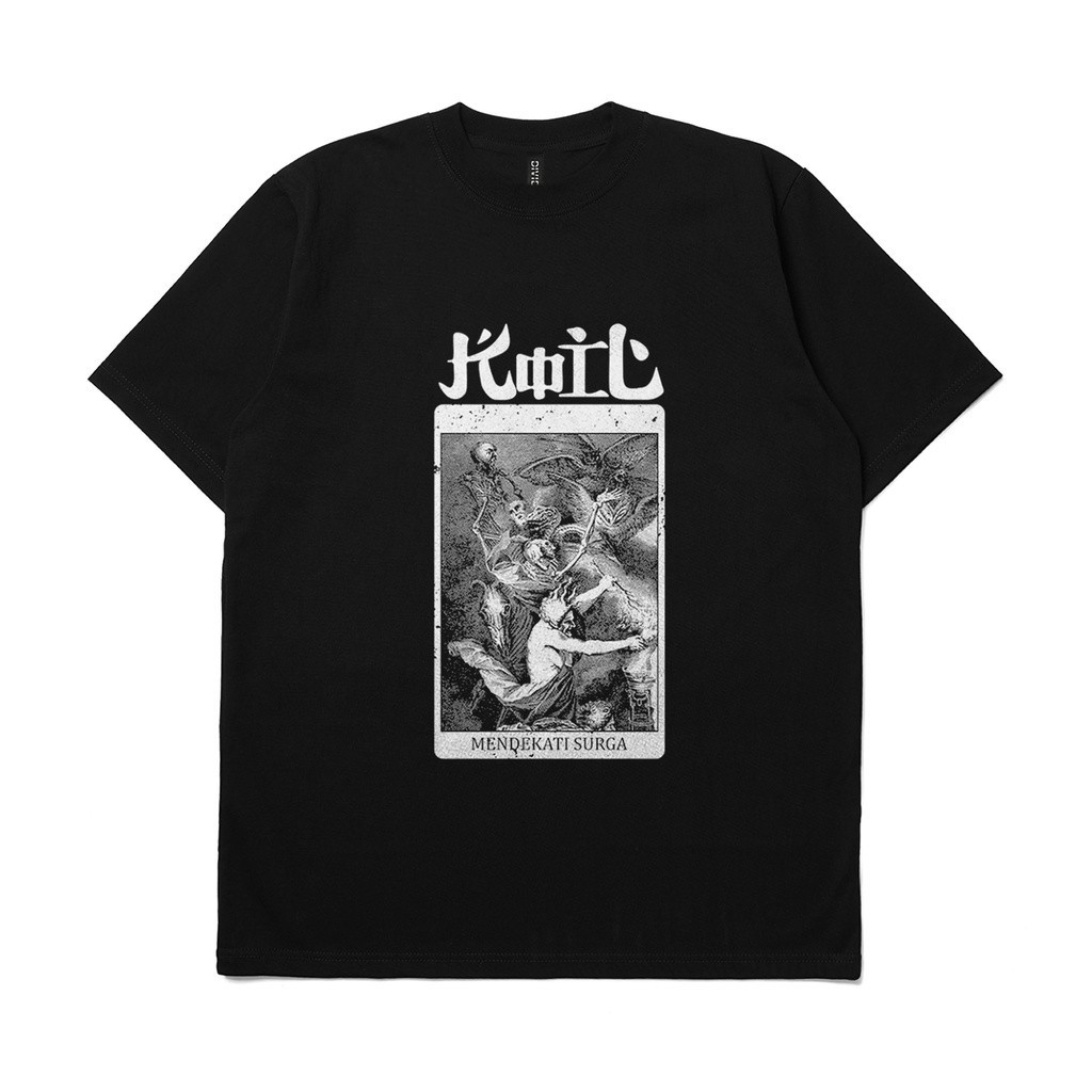 【COD】 NEW T-shirt Band Koil Mendekati Surga KAOS