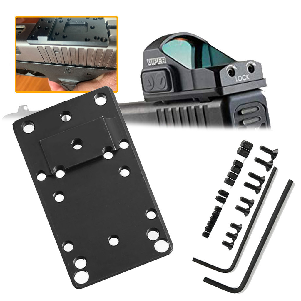 Mini Folding 3 MOA Red Dot Sight Flip Up Reflex Sight for Glock MOS, Pistol Handgun RMR, Picatinny R
