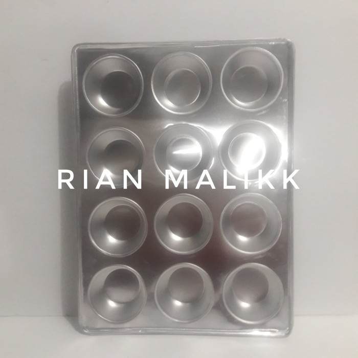 

TERJUAL PROMO cetakan kue muffin / kue mangkok lubang 12 bahan Alumunium 0,4